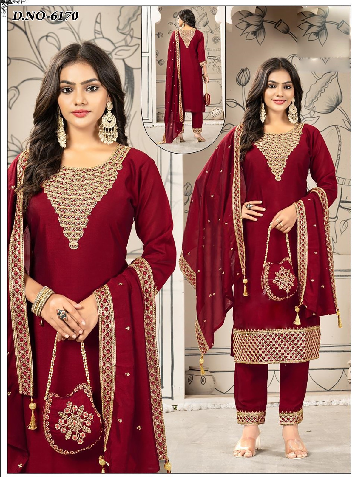 Rayon Fabric with Dupatta and Parse